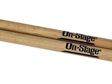 MW2B On-Stage Maple 2B Wood Tip Drumsticks - Pair Supply