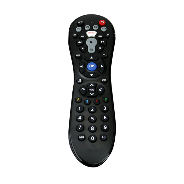 REM-20 QFX 4-in-1 Universal TV And Streaming Remote Control With Extensive Device Compatability Apple TV - Roku Online Hot Sale