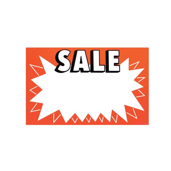 TA1182 Paper Sale Sign 11 x 7  ( 50 Pack) Supply