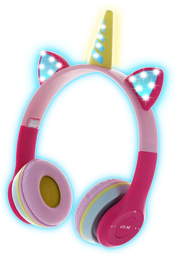 BTUNI Sentry Unicorn Kids Folding Bluetooth Headphones With Mic Hot on Sale