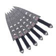 SG-A0243DM 6 Pc Set Demascus Blade Throwing Knives Discount