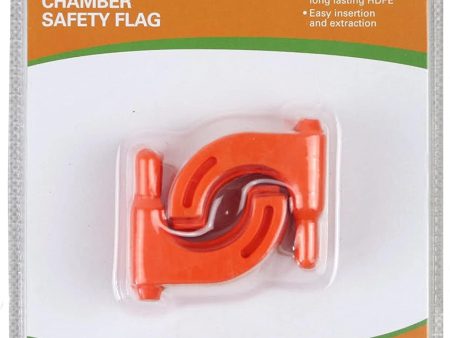 350PRCFPistol Chamber Safety Flag - Orange - 6 Piece Clamshell Resale Pack Supply