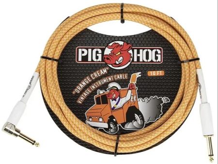 PCH102OCR Pig Hog10 Ft 1 4-1 4 Rt Angle Orange Cr Cheap