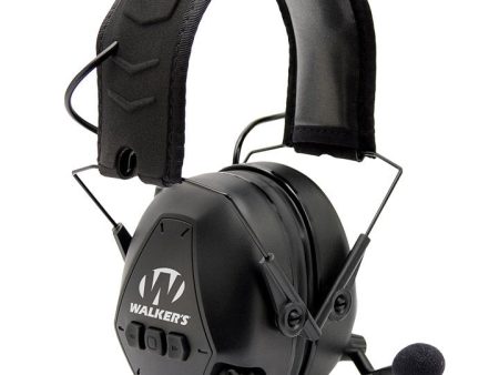 GWP-BTPAS Walkers Bluetooth Passive Muffs With Mic In Black Fashion