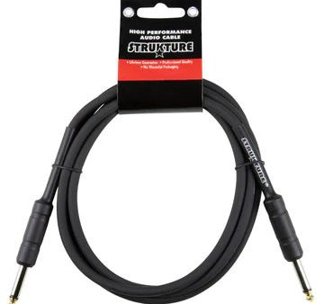 SC06 Strukture 6 ft Instrument Cable - Straight - Woven Black For Discount