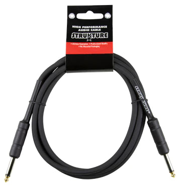 SC06 Strukture 6 ft Instrument Cable - Straight - Woven Black For Discount