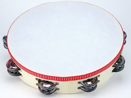 B310D Trophy 10 Inch Double Row Skin Head Tambourine Cheap