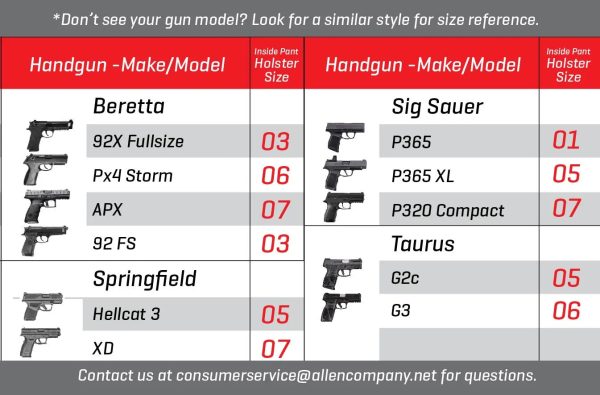 LSH-44604 Concealed Fire ITP Holster For 22-25 Cal Small Frame Auto Online Hot Sale