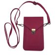 JPW1-FU Juli Cross Body Phone Case- Clutch - Fuchsia Animal Free Leather Discount