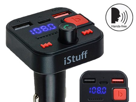 NP-9035UBCB Istuff Wireless FM Music Streaming Charger on Sale