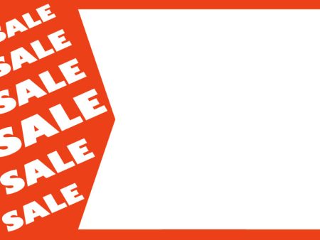 TA1144 50 pcs Paper Sale Sign 1-7 8 x 2-3 4 Online Sale