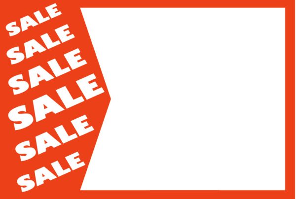 TA1144 50 pcs Paper Sale Sign 1-7 8 x 2-3 4 Online Sale