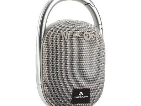 MPD321-GR ROCKON Max Power Portable Water Resistant Clip-on Bluetooth Speaker - Gray Sale