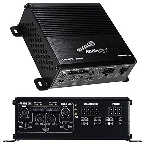 APMCRO-4060 Audiopipe Micro 4 Channel 1000 Watt Amplifier Online Hot Sale