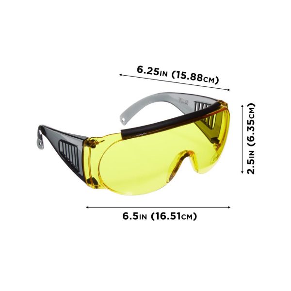 LS-2170 Allen Fit-Over Shooting Glasses - Yellow Discount