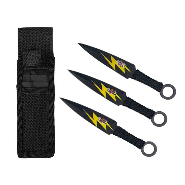 A2152YLT-3 Kunai Knife 3 Pcs Bolt W Pouch Discount