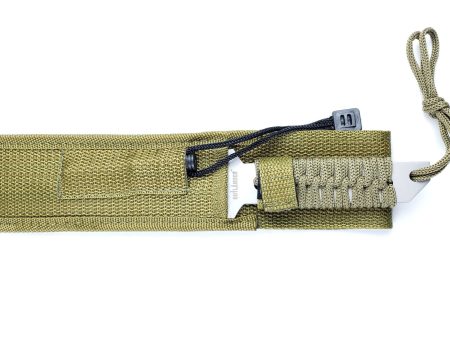 SG-KU7568GN Hunting Knife 11.25 in with Saw Blade Back and Paracord Wrapped Handle on Sale