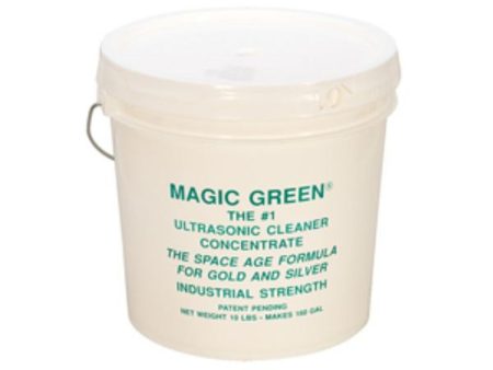 11992 Magic Green 10 LB Tub Ultrasonic Cleaner Solution Powdered Concentrate Online Sale