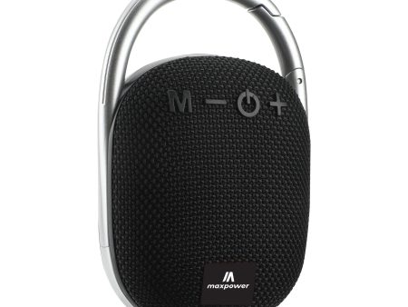 MPD321-BK ROCKON Max Power Portable Water Resistant Clip-on Bluetooth Speaker - Black Online now