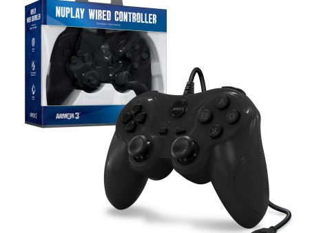 M07224-BK NuPlay Wired PS3 Controller Black For Discount