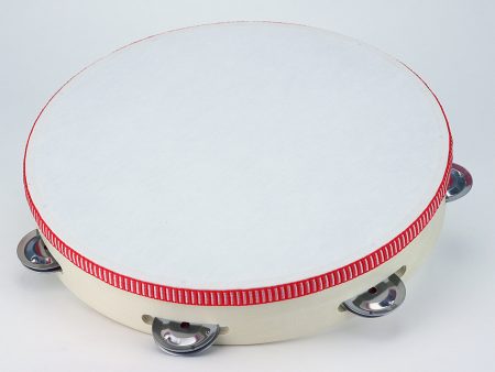 B310 Trophy 10 Inch Single Row Skin Head Tambourine on Sale