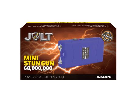 JMS68PR Jolt Mini Stun Gun 68,000V Purple For Discount