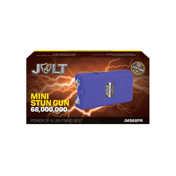 JMS68PR Jolt Mini Stun Gun 68,000V Purple For Discount