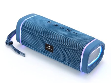 MPD375-BLU ATOM Max Power Water resistant And Dust Proof Portable Bluetooth Speaker - Blue on Sale