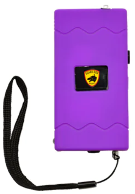 SG-GDDHV-PR DISABLER Guard Dog 25M Volt Stun Gun And Flashlight With Disabler Pin - Purple Sale