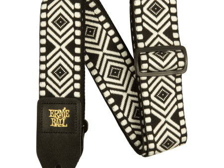 P05343 Ernie Ball White Savannah Classic Jacquard Guitar Strap Online Hot Sale