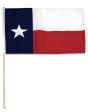 FLAG-848375 Texas 12 x 18 inch Flag on 30 inch stick For Cheap