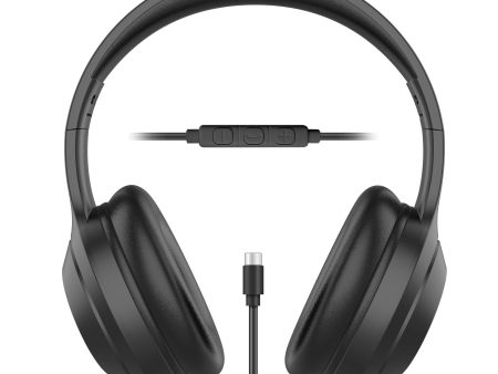 IC900 Sentry USB-C  Folding Headphones w  Inline Mic and Case Online now