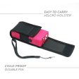 SG-GDDHV-PR DISABLER Guard Dog 25M Volt Stun Gun And Flashlight With Disabler Pin - Purple Sale