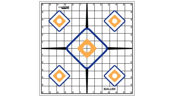 15333 Allen EZ Aim 12 x 12 inch Grid Target pack of 12 Supply