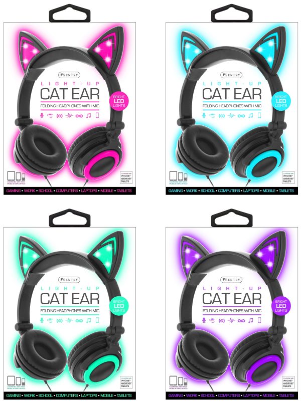 HMCAT Sentry Cat Kids Wired Headphones Discount