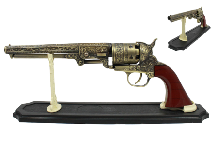 SG-G1851 13.5in Decorative Antique Gun with Stand on Sale