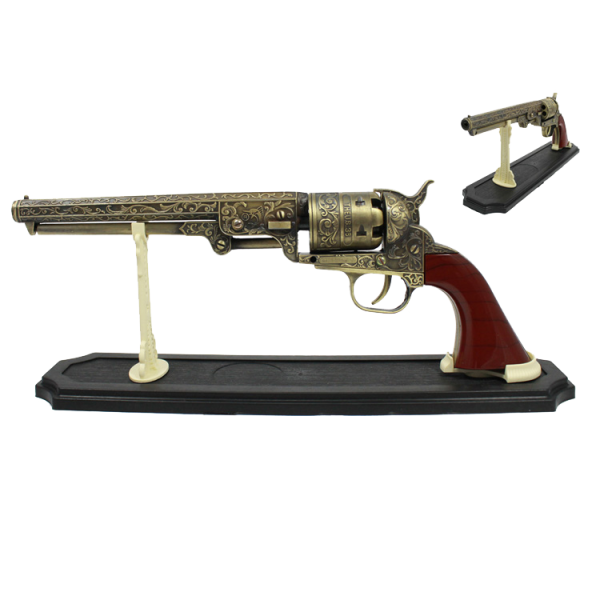 SG-G1851 13.5in Decorative Antique Gun with Stand on Sale