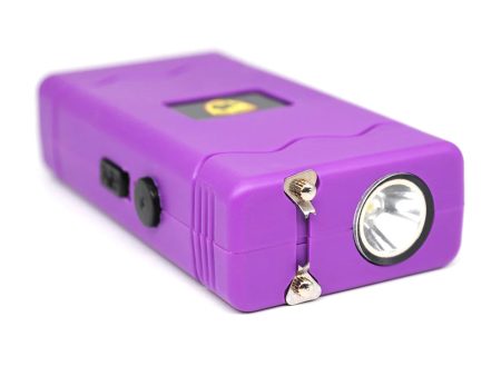 SG-GDDHV-PR DISABLER Guard Dog 25M Volt Stun Gun And Flashlight With Disabler Pin - Purple Sale