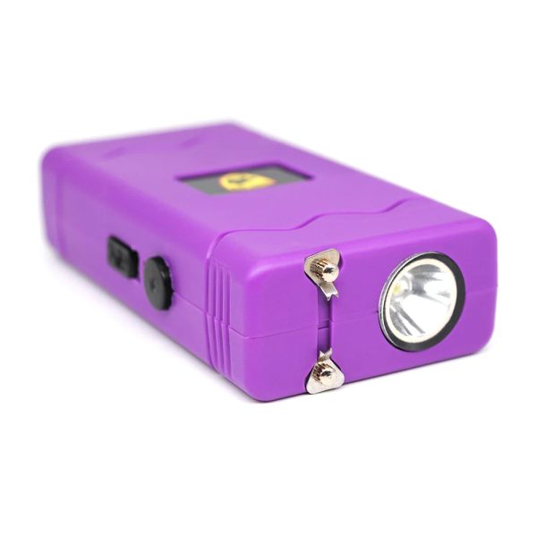 SG-GDDHV-PR DISABLER Guard Dog 25M Volt Stun Gun And Flashlight With Disabler Pin - Purple Sale