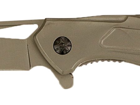 SG-KS3959GY Falcon 8.38 Inch Spring Assist Folding Knife - Gray Online Hot Sale