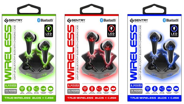 BTLT1 Sentry TWS BT LED Gaming Earbuds Fashion