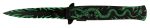 SG-KS1065GN Falcon 8.75 Inch Green Dragon Folding Spring Assist Knife Sale