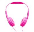 HOKID-P Sentry Kids Corded Headphones With Mic In Pink Hot on Sale