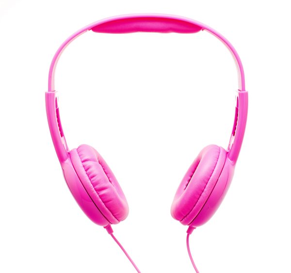 HOKID-P Sentry Kids Corded Headphones With Mic In Pink Hot on Sale