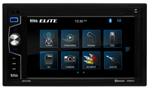 BV735B Boss Audio Elite 6.2-In Double-DIN Mech-less Multimedia Player Online now