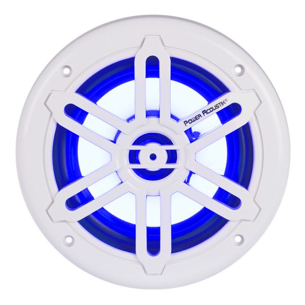 MFL-65WB Power Acoustik 6.5-In Waterproof Marine Coaxial Speakers w  Built-In LEDs Cheap