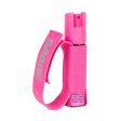 P22J-PK-02 Sabre Runner Max Strength Pepper Gel With Hand Strap - Pink on Sale