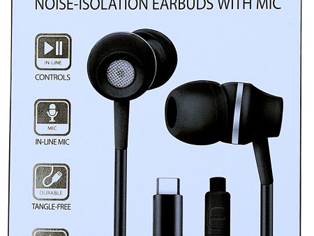 IC100B Sentry USB-C Earbuds with Mic Online Hot Sale