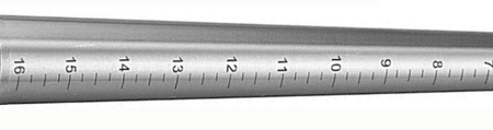 M1.1 Hard Chromed Stainless Steel Ring Mandrel, Sizes 1-16 Fashion