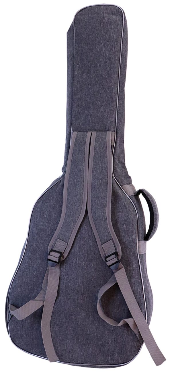 GBD-03GY Acoustic Dreadnought Guitar Gig Bag Gray 12 mm Pad Supply